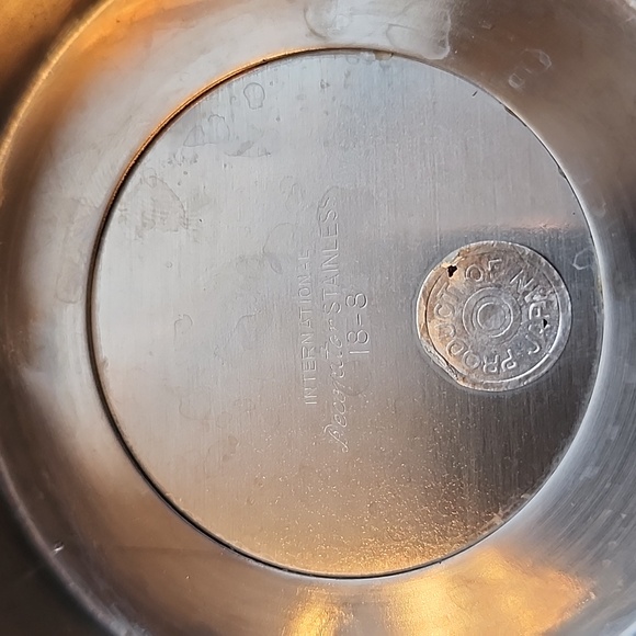 Japanese Vintage Stainless Steel serving bowl - Picture 2 of 3